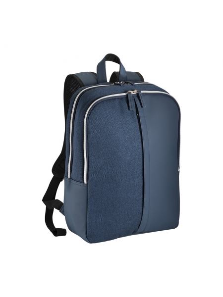 Zaino ecopelle e policotone porta PC cm 30,5x12,5x42